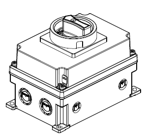 Repair switch 3-pole 25A IP67 f/BD-Blue 140C